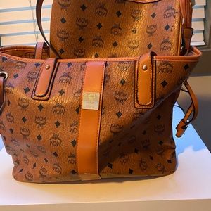 Mcm tote and mini purse